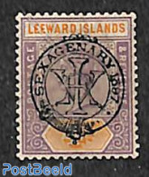 Leeward Islands 1897 4d, Stamp Out Of Set, Unused (hinged) - Leeward  Islands