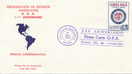 Costa Rica: 1973: San Jose FDC Oranizacion De Estados Americanos - Costa Rica