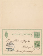 Dansk-Vestindien: Post Card 1909 St. Thomas To Dieburg/Germany - Antillas Holandesas