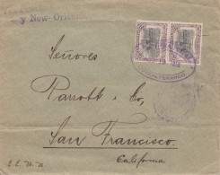 Guatemala: 1918: Letter To San Francisco Via New Orleans - Guatemala