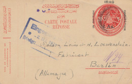 Iraq: 1921: Post Card Baghdad To Berlin - Iraq