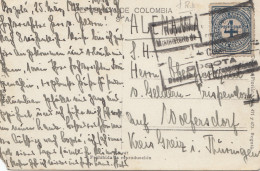 Colombia 1928: Post Card Bogota, Costado Oriental, To Wolfersdorf/Thüringen - Colombie