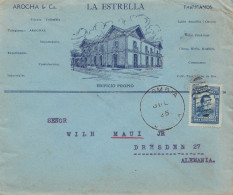 Colombia 1925: La Estrella - Letter To Dresden - Colombie