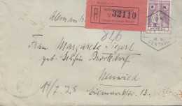 Mocambique 1925: Registered Lourenco Marques To Neuwied - Mozambique