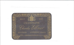 ETIQUETTE  CHAMPAGNE  CHARLES    ELLNER  EPERNAY  MILL 1985             ////      RARE       A   SAISIR //// - Champagne