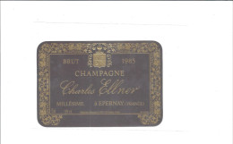 ETIQUETTE  CHAMPAGNE  CHARLES    ELLNER  EPERNAY  MILL 1985             ////      RARE       A   SAISIR //// - Champan