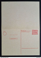 Berlin 1953, Postkarte P 17 Doppelkarte Ungebraucht - Postkarten - Ungebraucht