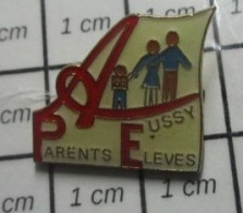 1616c  Pin's Pins / Rare Et De Belle Qualité / ASSOCIATIONS / APE PARENTS D'ELEVES USSY CALVADOS - Associations