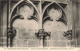 FRANCE - Saint Nazaire - Cité De Carcassonne - Sculptures Du Choeur De La Cathédrale - Carte Postale Ancienne - Saint Nazaire