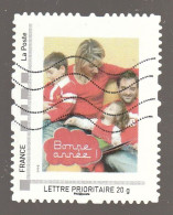 MONTIMBRAMOI BONNE ANNEE FAMILLE OBLITERE - Used Stamps