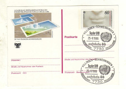 Carte 1er Jour ALLEMAGNE DEUTSCHE BUNDESPOST Oblitération 7730 VILLINGEN SCHWENNINGEN 1 25/09/1986 - 1981-2000