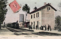 C P A - 52 -   CHATEAUVILLAIN -     La Gare - Chateauvillain