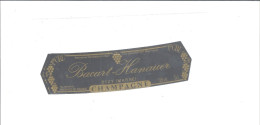 ETIQUETTE  CHAMPAGNE  BACART HANAUER  A DIZY              ////             A   SAISIR //// - Champagne