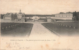 FRANCE - Château De Chantilly - Vue Générale Prise De La Route Des Lions - L L - Vue Générale - Carte Postale Ancienne - Chantilly