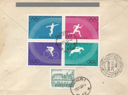 Poland (A289) Stamps Used 1022-25 B Sport Rome Olympic Games 1960 (postal Circulation) - Used Stamps