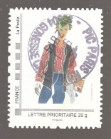 MONTIMBRAMOI DESSIN HOMME OBLITERE - Used Stamps