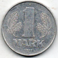1 Mark 1977 Allemagne  (DDR) - 1 Mark