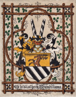 Ex Bibliotheca Brandisiana - Brandis Wappen Coat Of Arms Armorial Bookplate Exlibris Ex-libris Ex Libris - Ex-libris