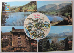 ROYAUME-UNI - ANGLETERRE - CUMBRIA - LAKE DISTRICT - Map And Views - Andere & Zonder Classificatie