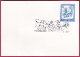 Österreich Sonderstempel Auf Karte, 4411 Christkindl 2. 1. 1984 - Lettres & Documents