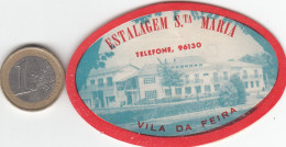 ETIQUETA - STICKER - LUGGAGE LABEL PORTUGAL  HOTEL ESTALAGEM STA. MARIA EN VILA DA FEIRA - Etiketten Van Hotels