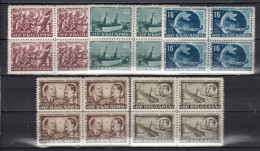 Bulgaria 1952 - October Revolution In Russia, Mi-No. 830/34, Bloc Of Four, MNH ** - Unused Stamps