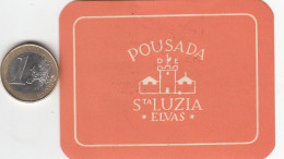 ETIQUETA - STICKER - LUGGAGE LABEL PORTUGAL  HOTEL PUSADA STA. LUZIA EN ELVAS - Hotel Labels