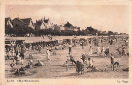 FRANCE - Chatelaillon - Vue Sur La Plage - Animé - Carte Postale Ancienne - Châtelaillon-Plage