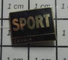 1616c  Pin's Pins / Beau Et Rare / MEDIAS / CHAINE TELE CANAL + SPORT - Médias