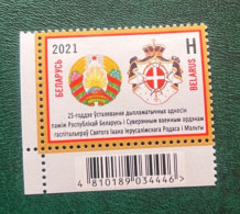 Belarus 2021 - The 25th Anniversary Of Diplomatic Relations With The Sovereign Military Order Of Malta. - Belarus