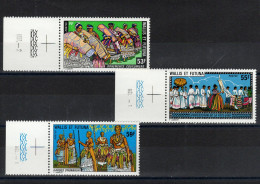 Wallis & Futuna - YV 221 à 223 N** MNH Complète Luxe , Coutumes & Traditions , Cote 11,60 Euros - Ungebraucht