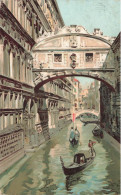 ITALIE - Venezia - Ponte Dei Sospiri - Vue Sur Un Pont - Des Barques - Carte Postale Ancienne - Venezia (Venice)