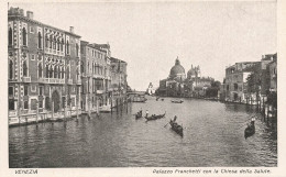 ITALIE - Venezia - Palazzo Franchetti Con La Chesa Della Salute - Vue Panoramique - Carte Postale Ancienne - Venezia (Venedig)