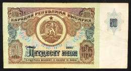 Bulgaria 50 Leva 1990 Lotto.662 - Bulgarie