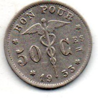 50 Centimes 1933 - Otros & Sin Clasificación