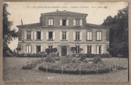 CPA 38 - LA COTE SAINT ANDRE - La Côte Saint-André - Château D' Allivet - TAMPON MILITAIRE ARTILLERIE CAVALERIE - La Côte-Saint-André
