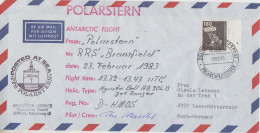 Germany PFS Polarstern Antarctic Heli Flight From Polarstern To RRS Bransfield Ca Polarstern 23.02.1983 (FG187) - Briefe U. Dokumente