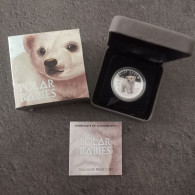 COFFRET 50 CENTS BE ARGENT 2017 P OURS POLAIRE POLAR BABIES TUVALU 1/2 OZ SILVER - Canada