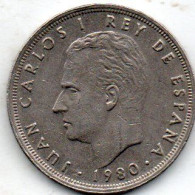 25 Pesetas 1980 - 25 Peseta