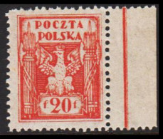 1922. Ostoberschlesien. Regular Issue 20 F Hinged.  (Michel 3) - JF543412 - Silesia