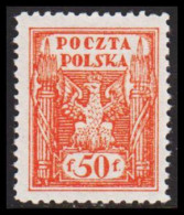 1922. Ostoberschlesien. Regular Issue 50 F Hinged. (Michel 5) - JF543414 - Schlesien