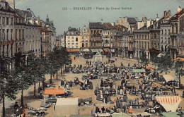 BRUXELLES - Place Du Grand Sablon - Marché - Ed. Grand Bazar Anspach 125 Papier Glacé - Märkte