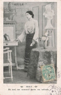 FANTAISIES - Femmes - Seule - Et Seul Ton Souvenir Hante Ma Solitude - Carte Postale Ancienne - Women