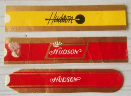 L33 Bague Bagues Cigare Cigares  Hudson  3 Pièces - Cigar Bands