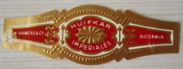 L52 Bague Bagues Cigare Cigares  Huifkar Imperiales  1 Pièce - Sigarenbandjes