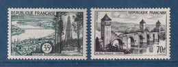 France - YT Nº 1118 Et 1119 ** - Neuf Sans Charnière - 1957 - Nuovi