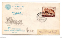 San Marino - U.P.U. Lire 300 P.A. Su FDC Venezia - FDC