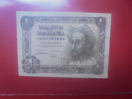 ESPAGNE 1 PESETA 1951 Circuler (B.33) - 1-2 Peseten