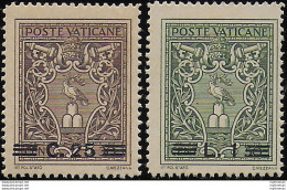 1945-46 Vaticano Medaglioncini II 2v. MNH Sassone N. 103A/104A - Sonstige & Ohne Zuordnung