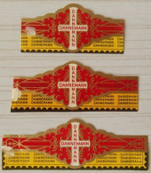 K04 Lot Bagues De Cigares  Dannemann  3 Pièces - Cigar Bands